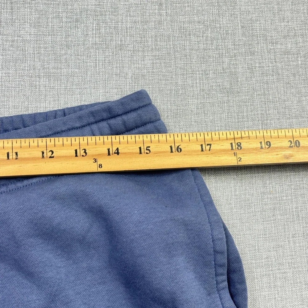 Nike Sweatpants Mens L Blue Fleece Jogger Drawstring Pockets‎ Swoosh 31in